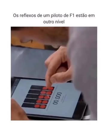 🏎️👀🔥Pilotos da Fórmula 1 estão entre os atletas com os tempos de reação mais rápidos do planeta, respondendo a est...
