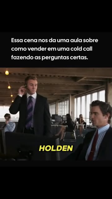 Essa cena de White Collar mostra uma cold call sendo conduzida com várias camadas de venda. Ele não aceita a primeira...