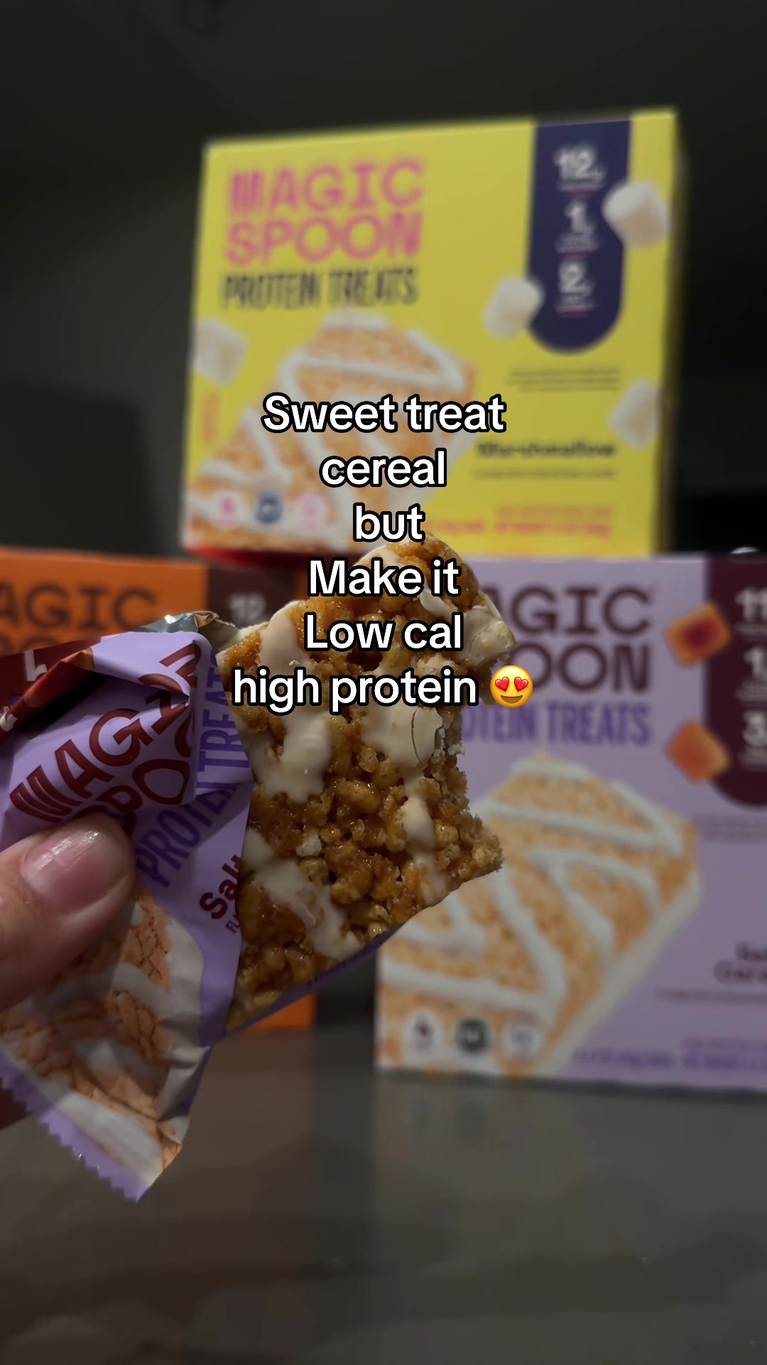 & on a flash sale I’m stocking up nowwww @Magic Spoon #magicspoon #highprotein #highproteinsnack #cereal