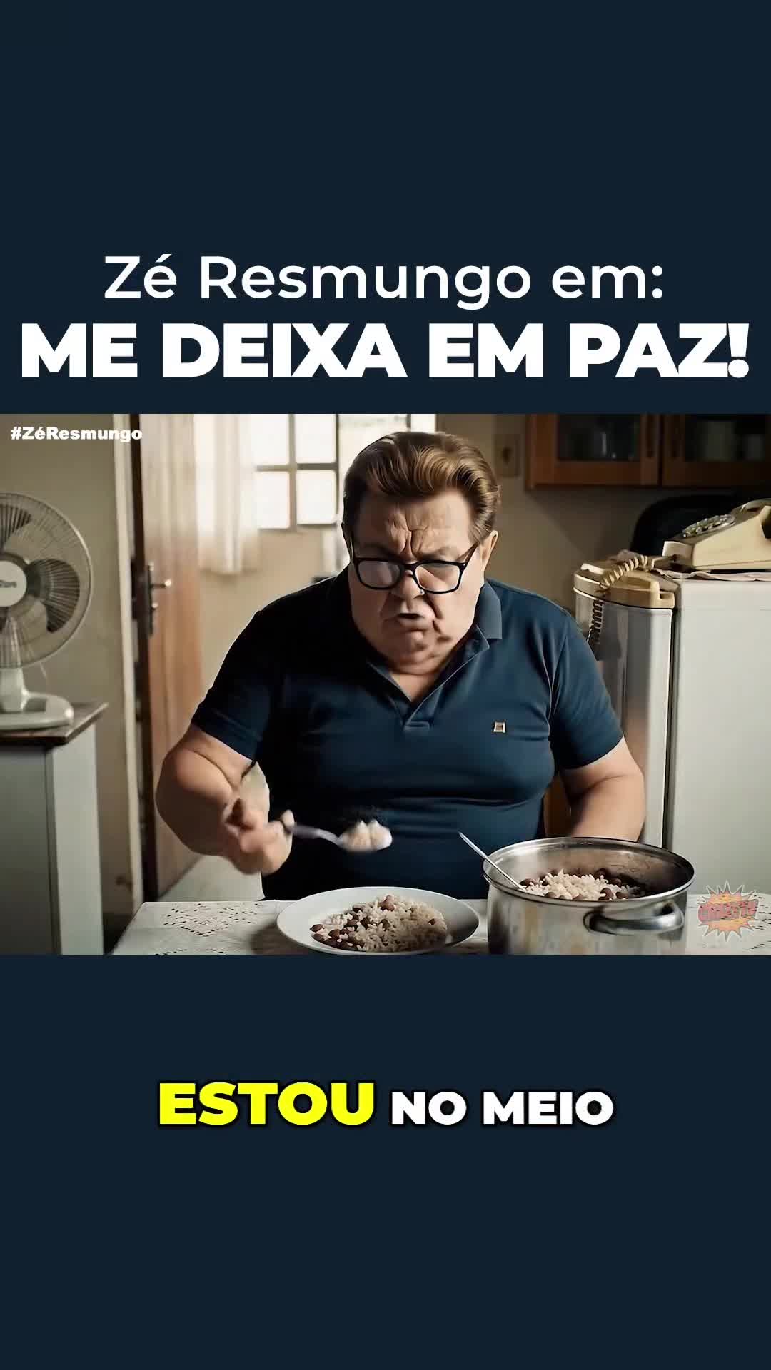 📞 Zé Resmungo no Telemarketing O Zé tá no limite, parça! Ligaram pra ele OITO vezes só hoje... e agora ele tá pronto...