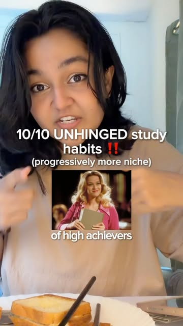 10/10 unhinged study habits that get progressively more niche 😭📚 which one are you trying tonight? save this for fi...