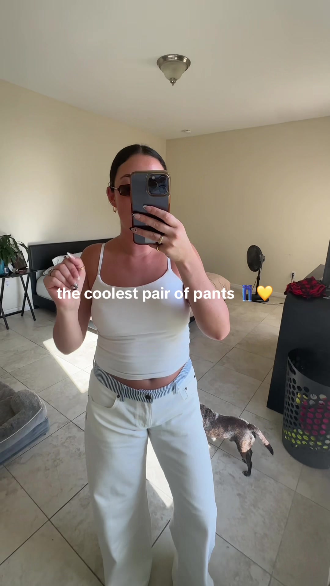 Easily one of my fav pair of pants @Pwest Official #denim #jeans #whitejeans