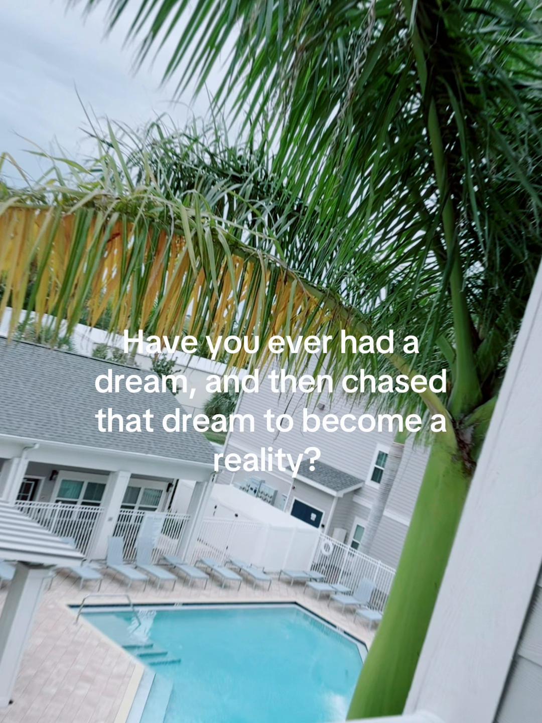 We all have dreams! Stop dreaming them and start living them. #haveyouever #dream #reality