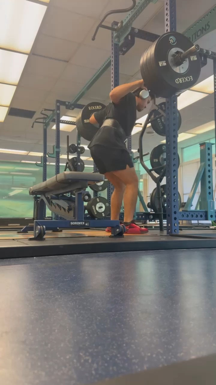 Heavy squats