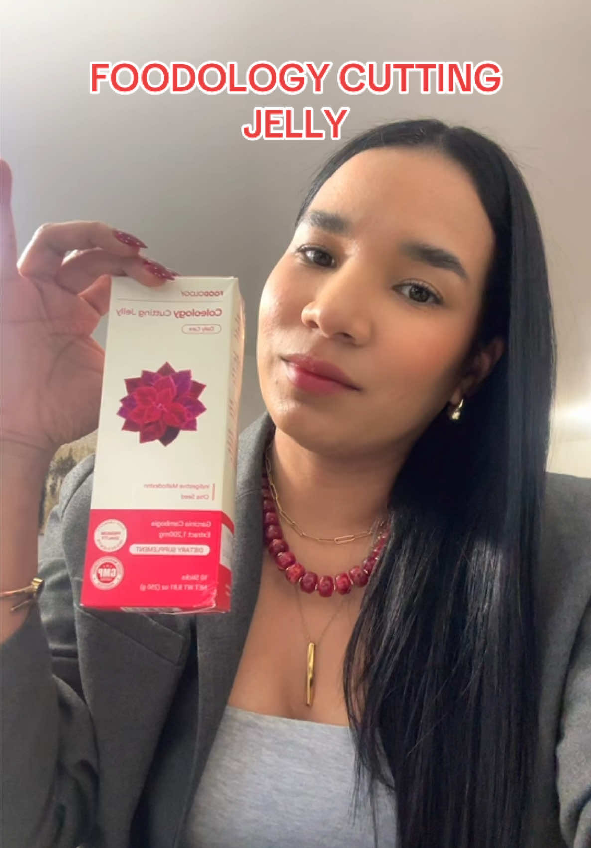 👀 La gelatina que me seguían apareciendo en TikTok… tuve que probarla. 🍓 Coleology Cutting Jelly: sabor granada, pr...
