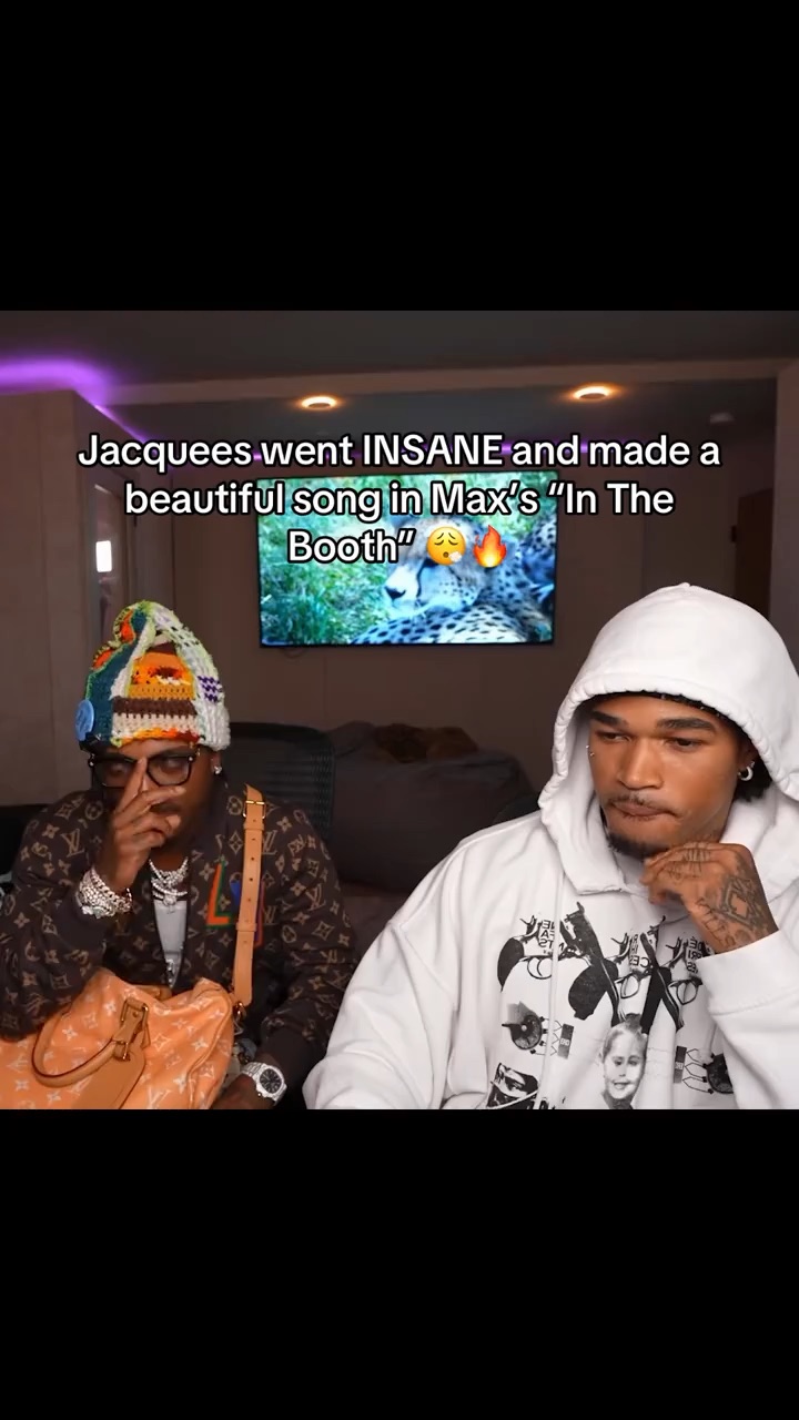 Jacquees-went INSANE and made a beautiful song in Max's "In The Booth"