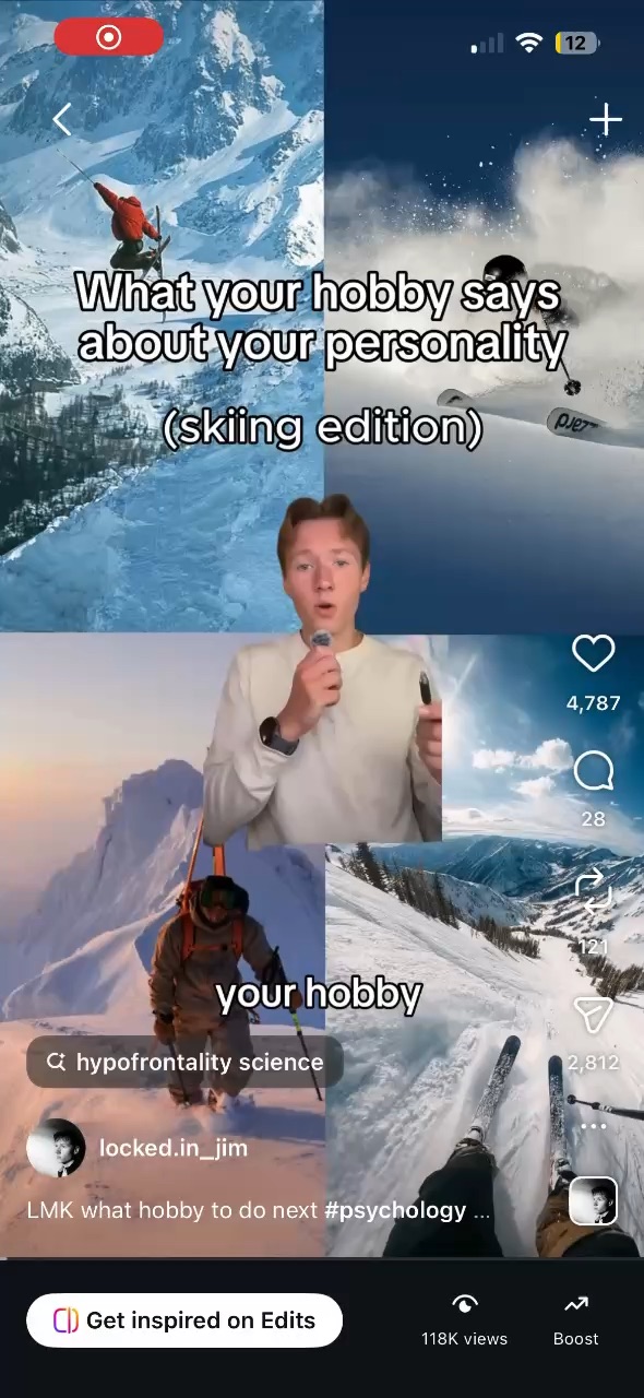 What your hobby says about your personality: skiing edition
