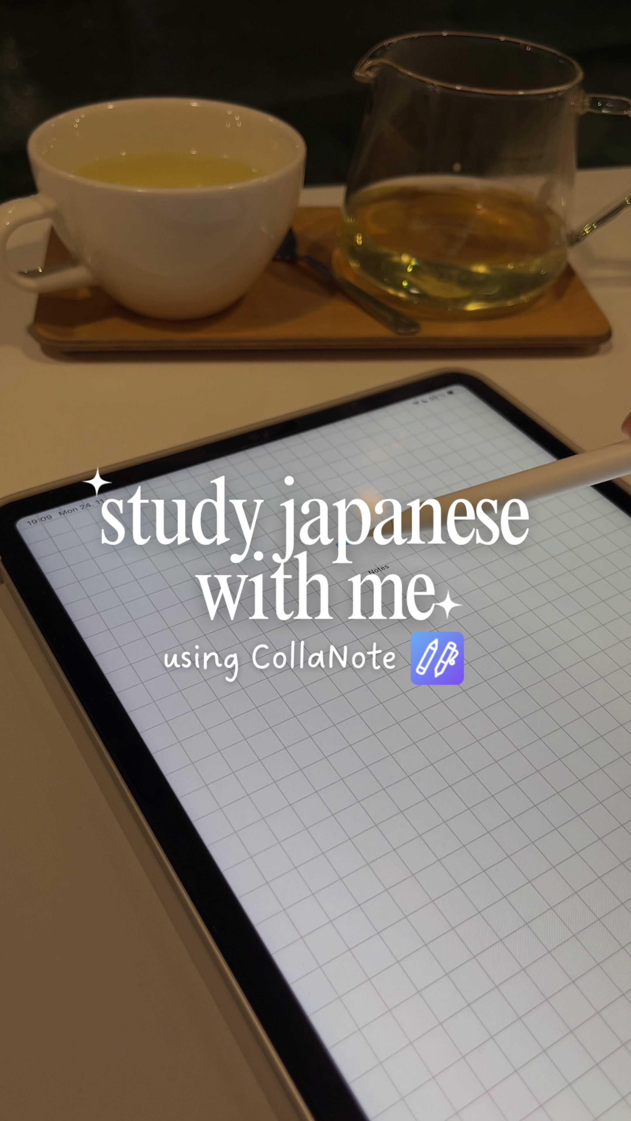 Study Japanese with me using CollaNote🫶🏻📝 One of my goals is to refresh my Japanese and I found the perfect app th...
