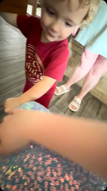 Hanging out with my baby cousin