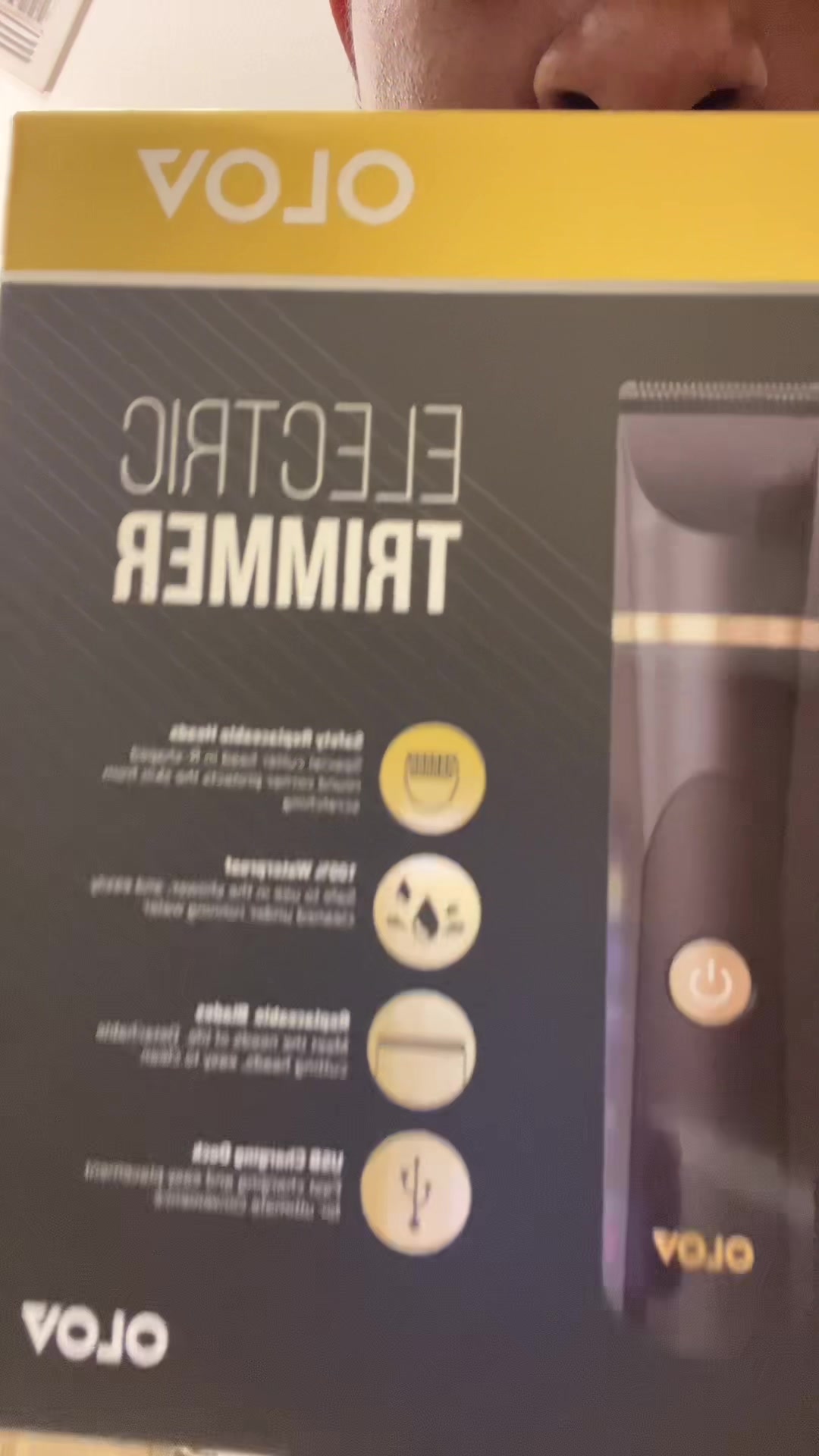 Fellas! Run, dont walk, run & go get you one of these! The OLOV Electric Trimmer is PRESSURE & gets the job done when...