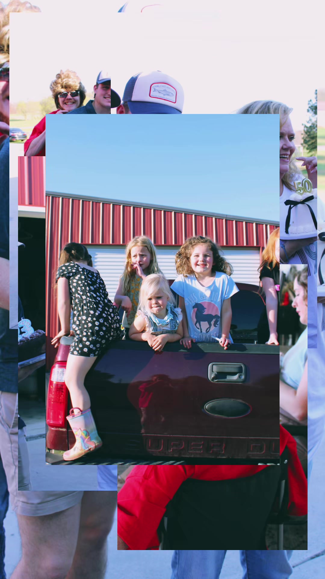 My 50th Birthday Party! Best party ever! My kids all dressed up like my teenage photos! It was a blast!!! And all 14...