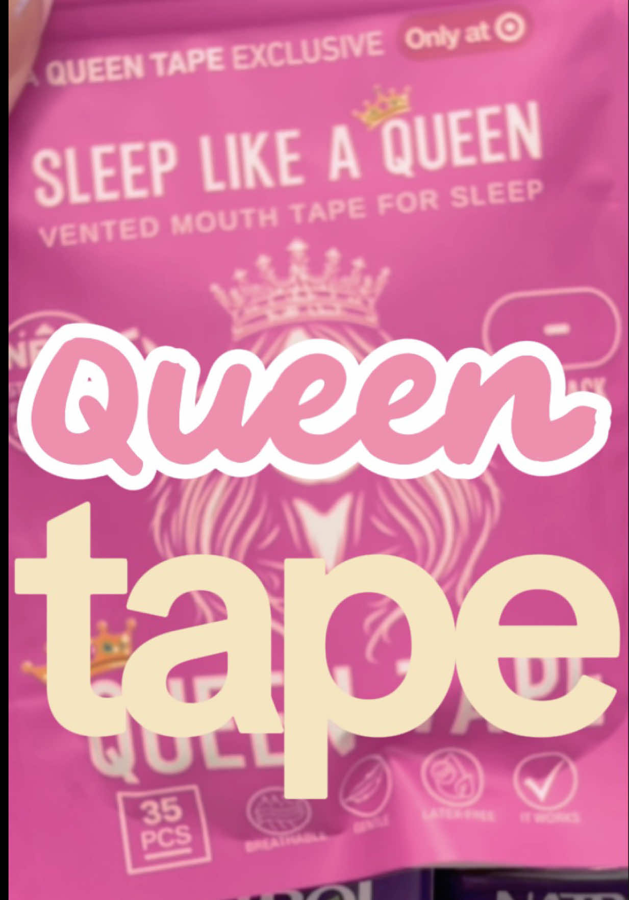 Sleep like a QUEEN 👏🏼👑💤 @Queen Tape #ugccommunity #ugccontentcreator #ugcjourney #ugccreator #ugcexample UGC comm...
