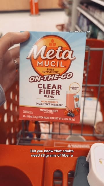 #MetamucilPartner #ad One simple habit I’ve been focusing on lately is getting more fiber into my day!and these new M...