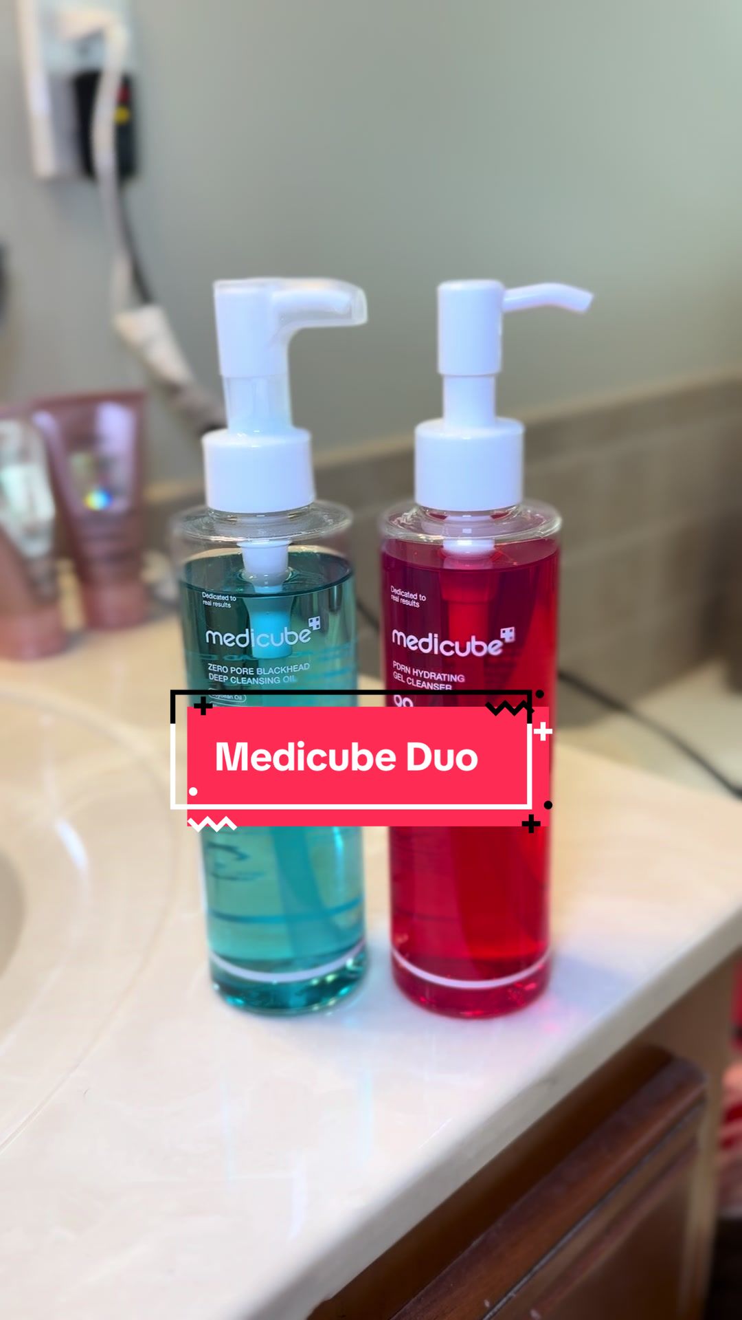 Double cleanse duo that melts makeup, clears pores, and leaves skin clean, soft, and glowing! #doublecleansing #medic...