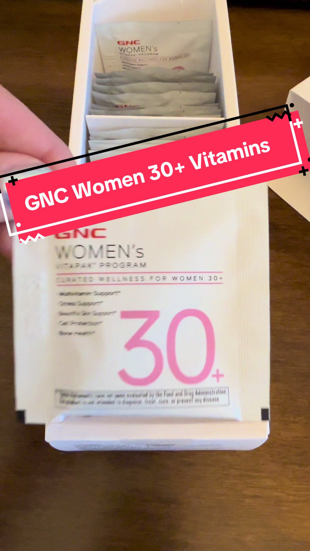 Why take 10 bottles when one packet does it all? GNC women’s 30+ pack equals stress support, bone health, and glowing...