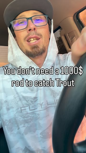 Tell me I’m wrong. 😂🎣 You do NOT need a $1,000 fly rod to catch trout. I’ll spend $1,000 on a rod when I need a spe...