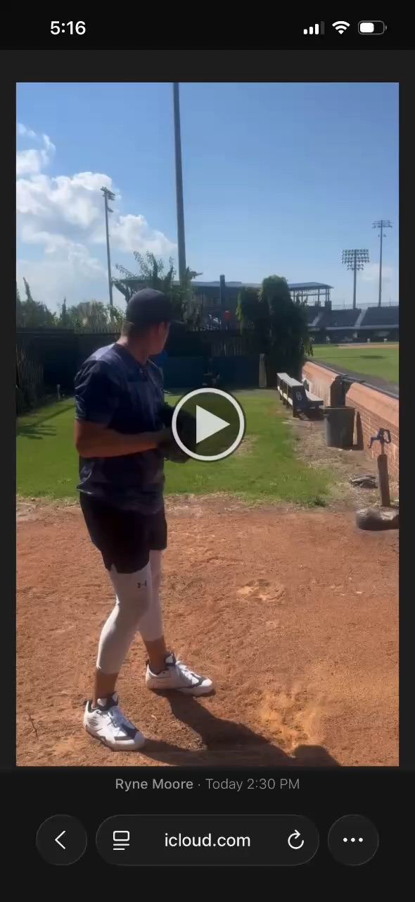 Bullpen pitch