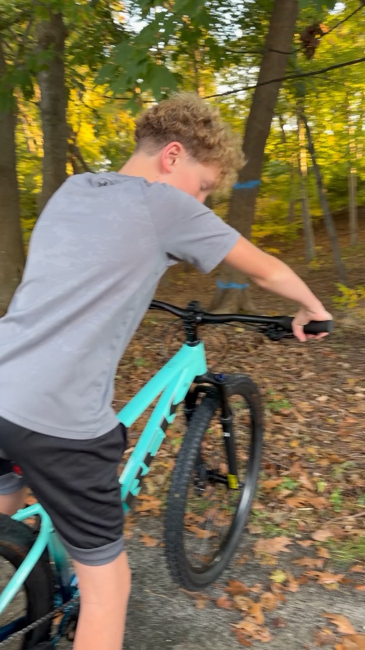 Steep downhill