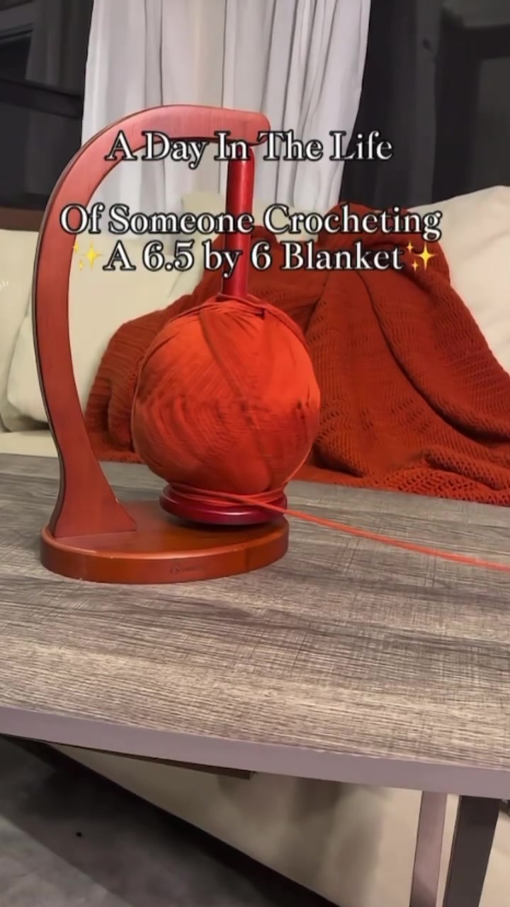 A day in the life of me finally getting done with this blanket! Check out my shop while you’re at it https://thebeach...