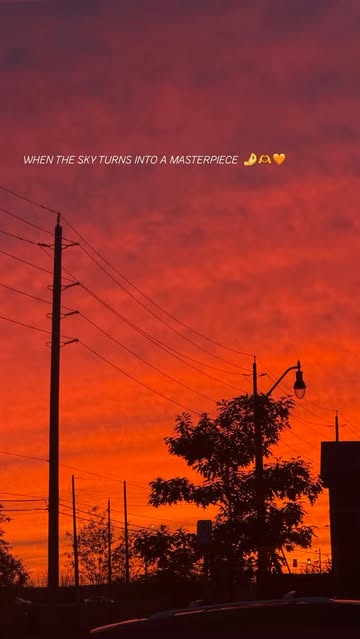Nature is masterpiece 🤌🫶🧡 unfiltered .# #natureheels #brampton #sunset #sunsetlover pinterest
