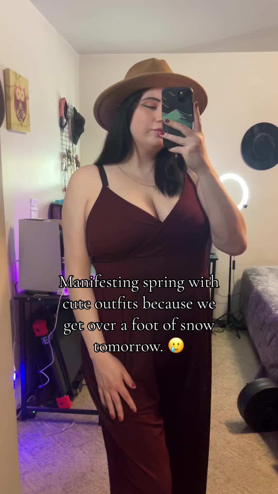 Well Cider, I thought spring was here 😅, all the cute outfits are coming in the mail. Sigh. . . . . . . . #CiderFash...