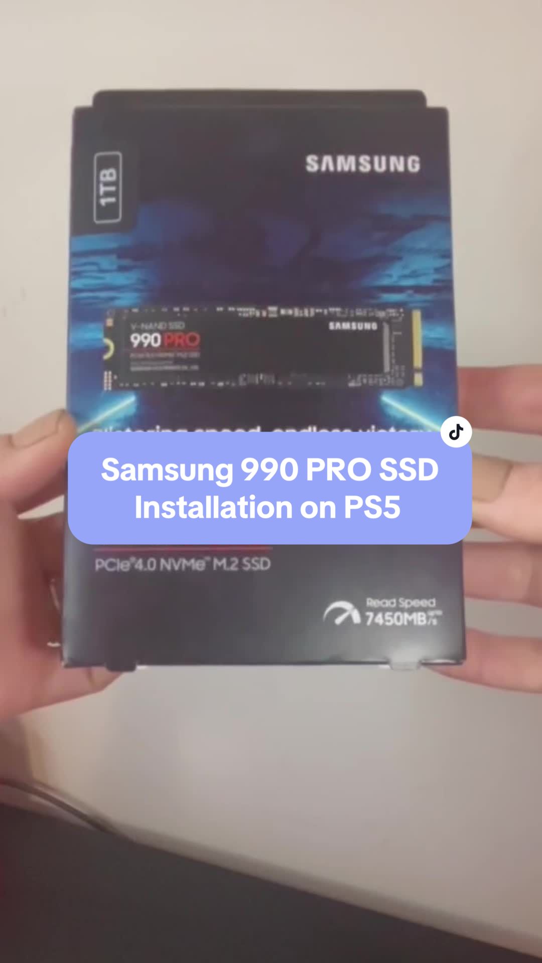 Samsung 990 PRO SSD installation on the PS5 ✨#Samsung #SamsungSSD #990PROSSD #gaming #GamingTips #foryou #maine @Sams...