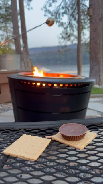 Summer might be ending, but that means it’s officially fire pit season. 🔥🍁 Our new Fire Pit from @tikibrandproducts...