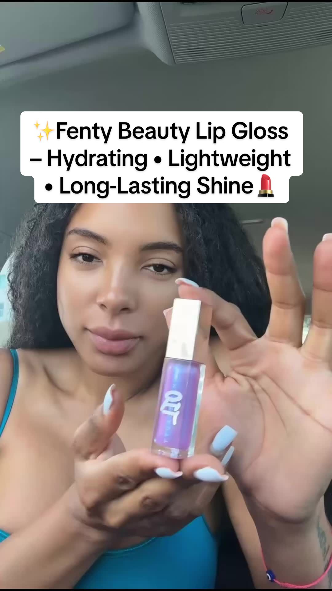 💄✨ Shine brighter than your future with the new Fenty Beauty lip gloss 💜 Paddle-shaped applicator = easy glide, hyd...