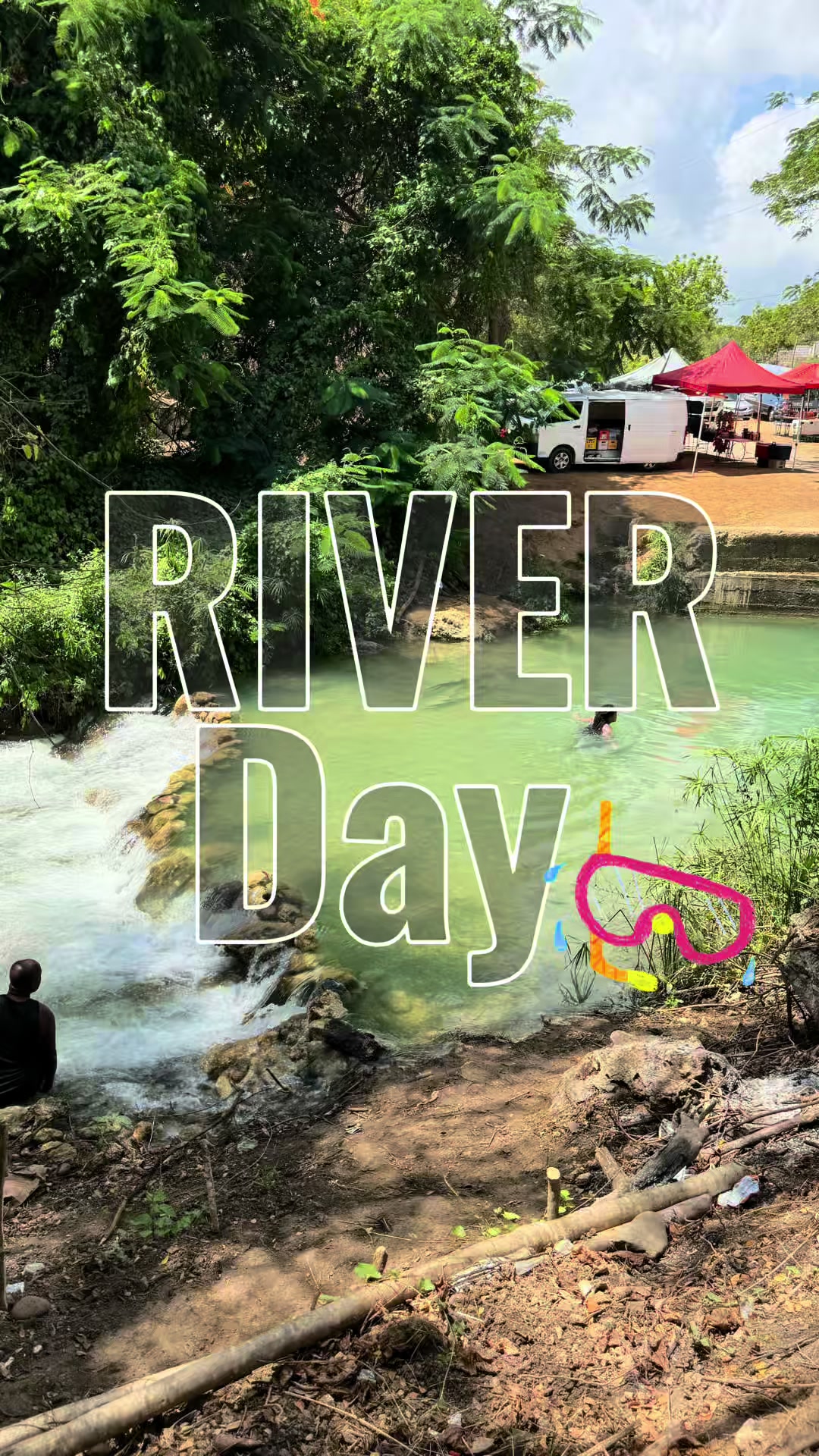 Cherry Hill River, Clarendon 📍Was a good day before UTech. Ja consume me😭 #riverday