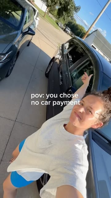 am a I real mom now? But fr, no car payments to pave the way for a better future? ALL about it. #minivan #nocarpaymen...