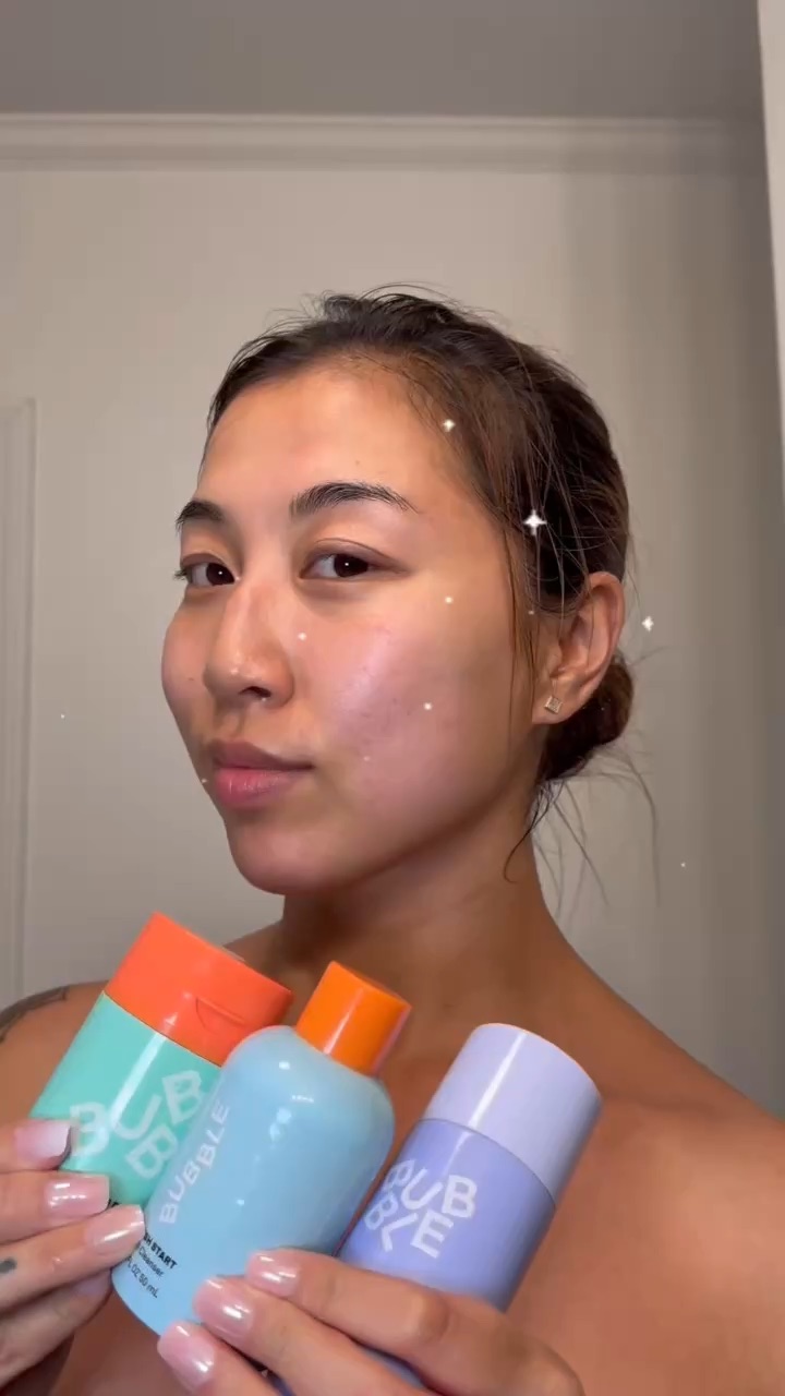 Bubble Skincare Routine
