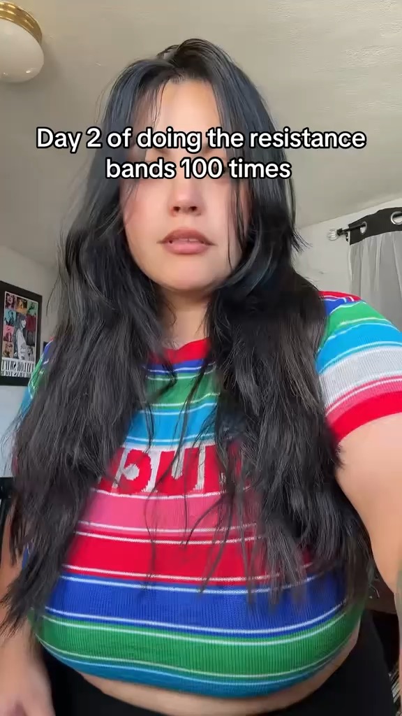 100 days of resistance bands