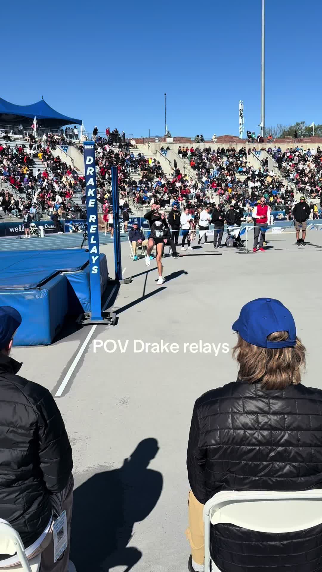 It was a rough one #trackandfield #drakerelays #drake #highjump