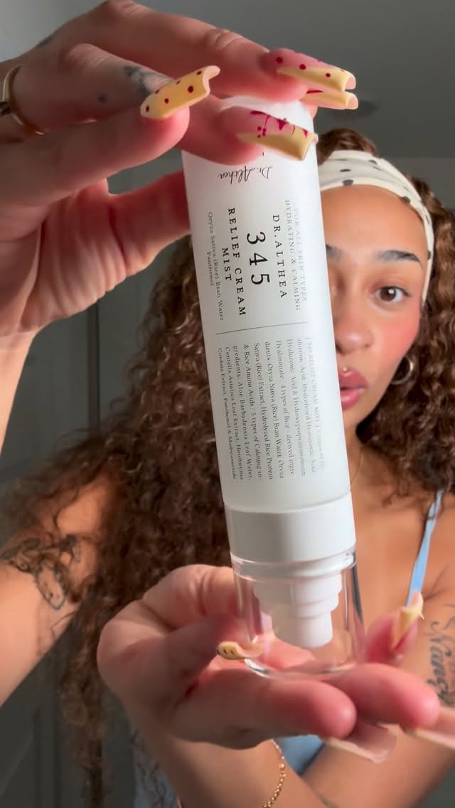 my new fave mist for that glow effect✨ @dr.althea_korea_official #glow #fyp #skincare #sensitiveskin
