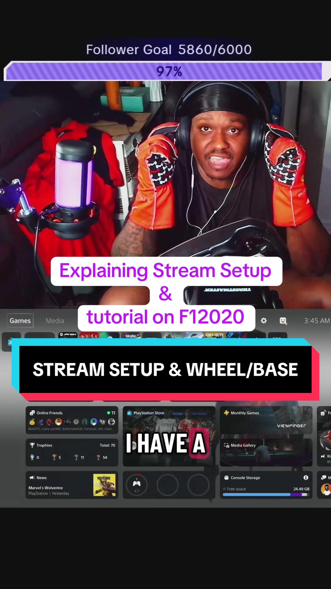 This is how I stream F125/F12020✅ #f125 #f12020 #simracing #f1tiktok