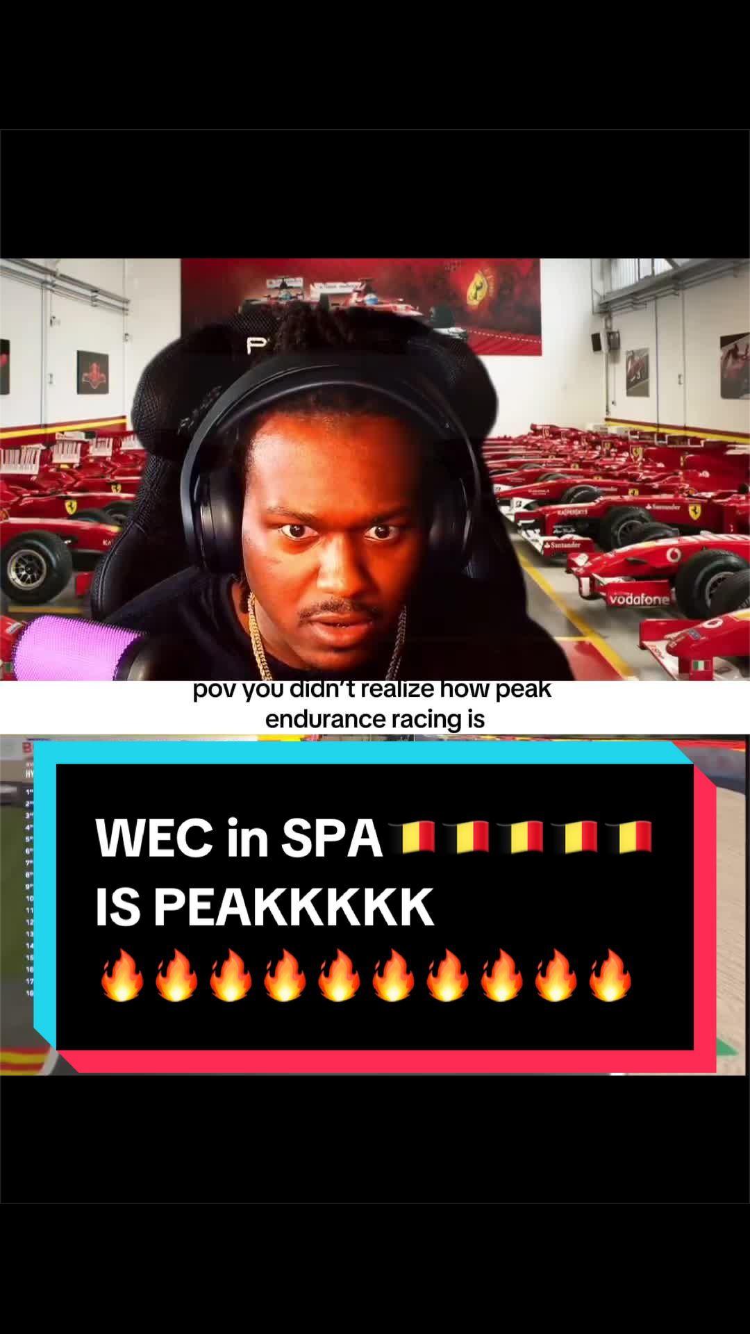 WEC in SPA🇧🇪>>>F1 in SPA🤷🏾‍♂️ #wec #hypercar #f1tiktok