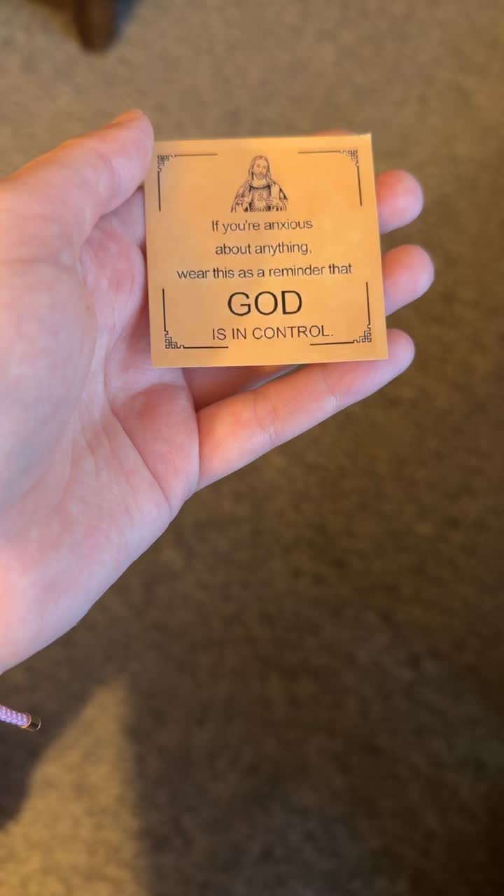 a beautiful, now daily, reminder that God is in control!