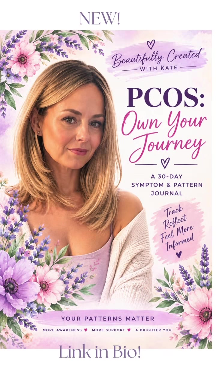 🎉New for PCOS Symptoms! - Monitor yourself in this easy to use journal! Etsy link in Bio! - Beautifully Created With...