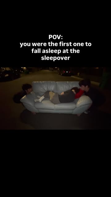 Don’t fall asleep next time 😂