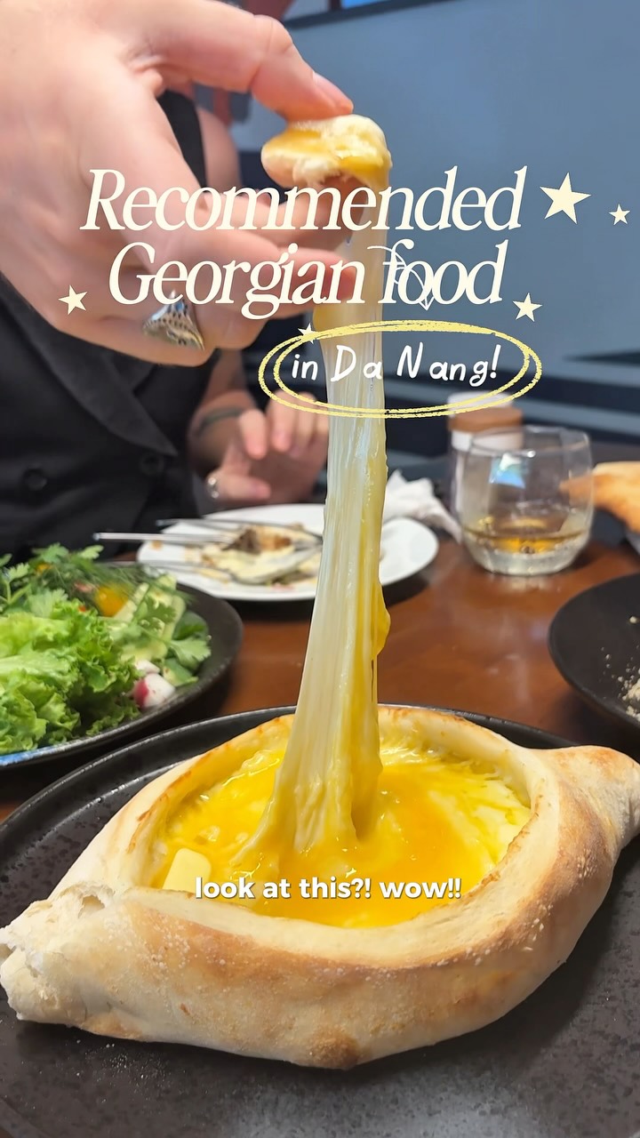 things to do in Da Nang, Vietnam; trying new restaurants from new country! this is my first time trying Georgian food...
