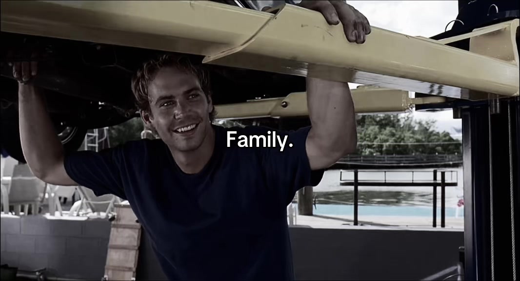 how can we not talk about family when family's all that we got? || #fastandfurious #paulwalker #friendship #family #f...