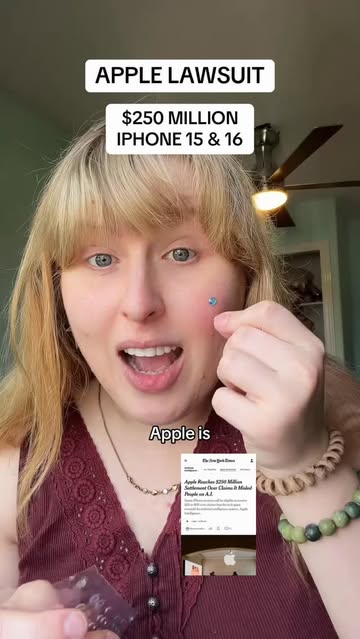 Apple is in deep water again! Who has an iPhone 15 or 16? #classaction #sidehustle #apple