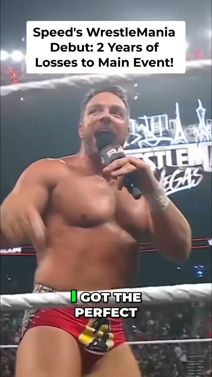 Speed WrestleMania Debut