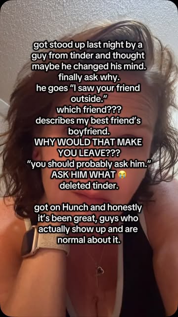 Okay but… “you should probably ask him”?! 😭 WHAT was I supposed to ask him?! 😂 Anyway, deleted Tinder and got on Hu...