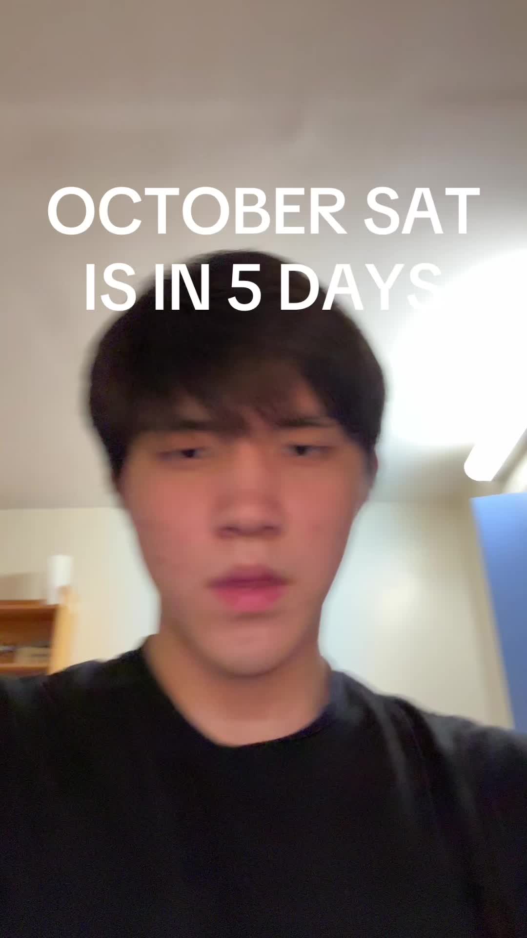 OCTOBER SAT IS SOON!!!!! 😱 #sat #studytok #satprep