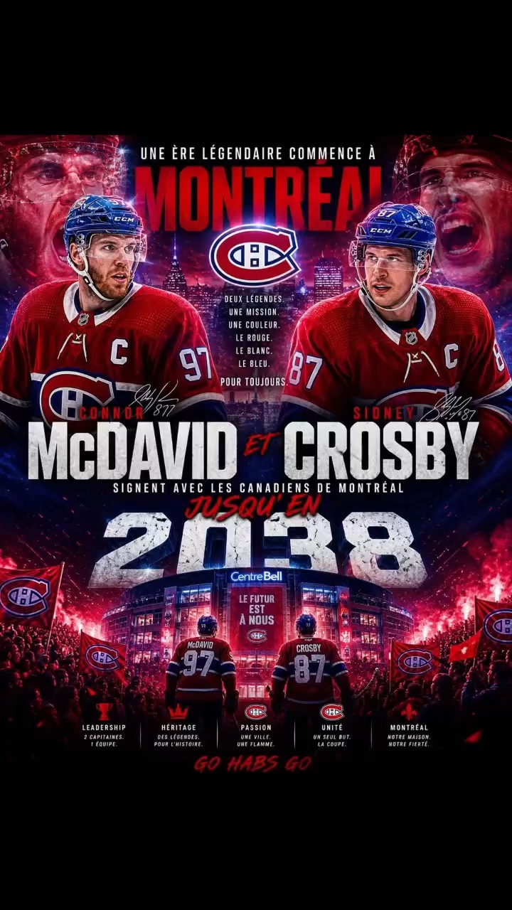 2 big hockey players signing