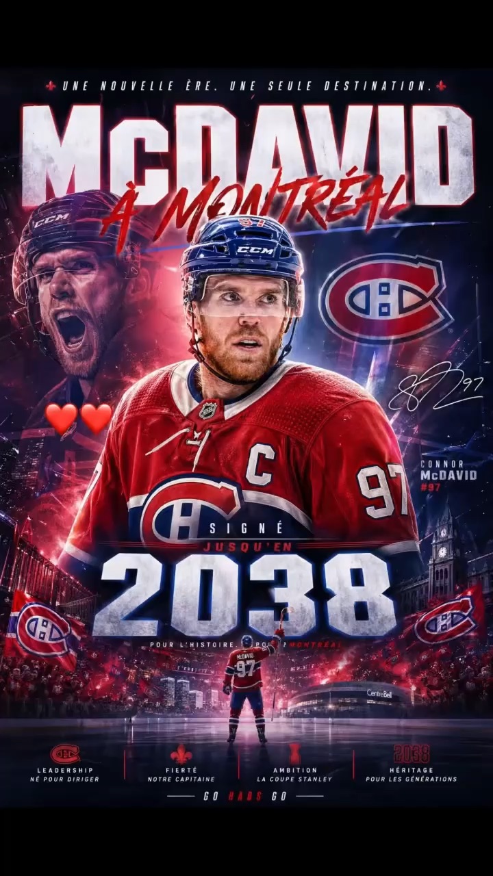 Mcdavid signing in mtl