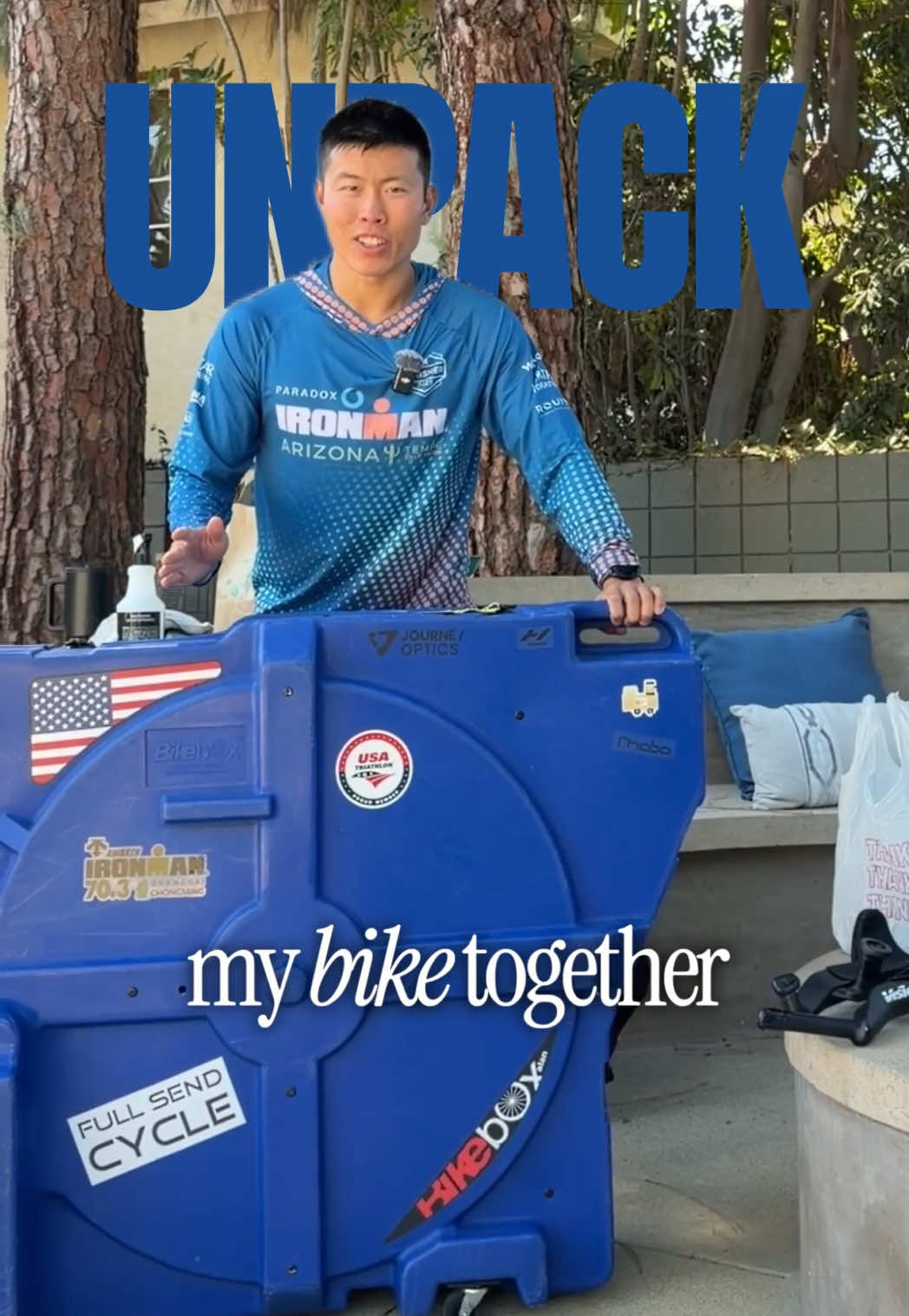 🚴‍♂️ POV: the race is over but you still have to rebuild your bike. 😅 This is my process for unpacking my race bike...