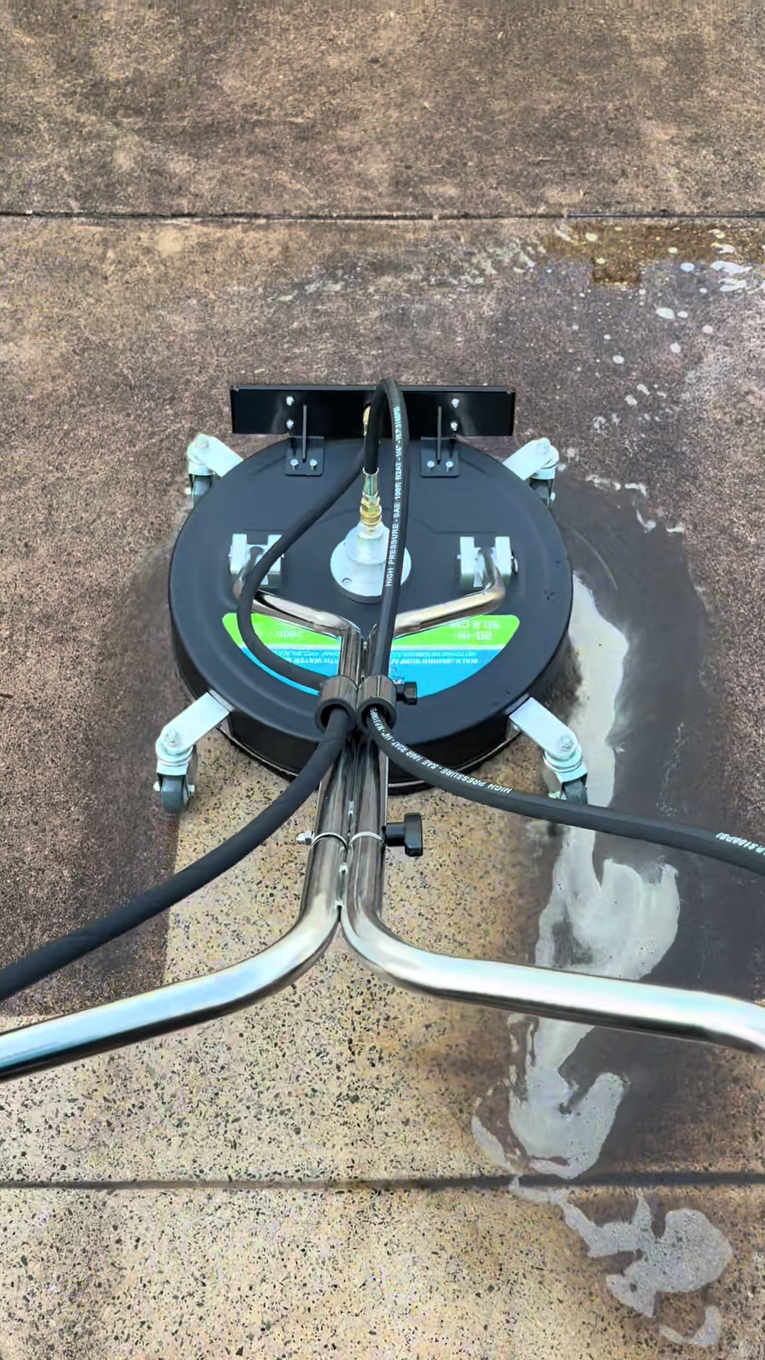 From 10” ➡️ 20” #satisfying #xyzbca #pressurewashing #goals #motivation