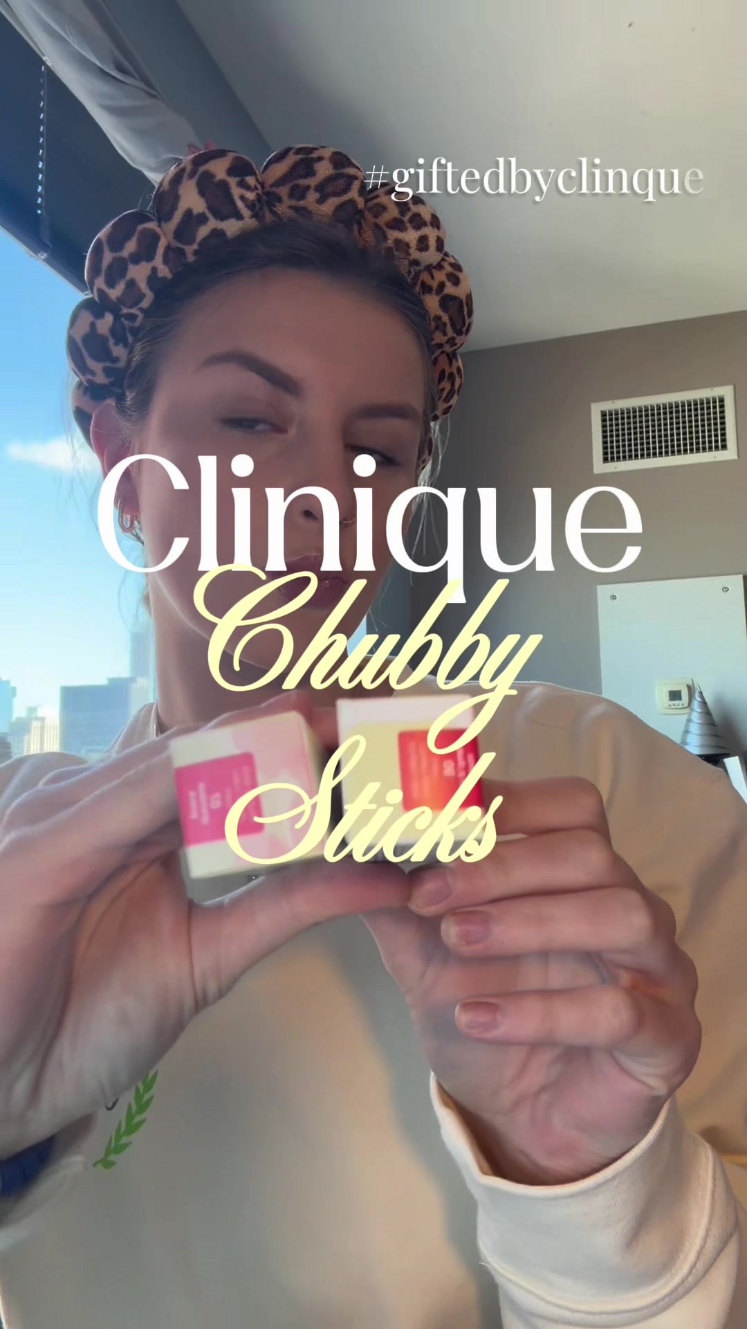 These are PRECIOUS! 🫶@Clinique #GiftedByClinique #ZFluencexClinique #cliniquechubbystick #CliniquePartnerred